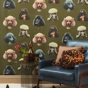 Poodle Parlour Wallpaper