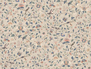 Bird Wallpaper: Hedda Mural Wallpaper - Sandstone