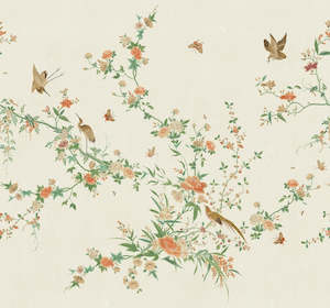 Whispering Blooms Wallpaper Mural {per m2}