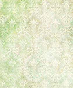 Damask Wallpaper: Meadow Serenity Mural Wallpaper