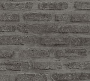 Brick Wallpaper - Ash