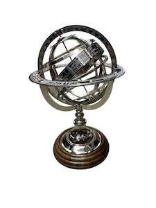 Small Aluminum Armillary