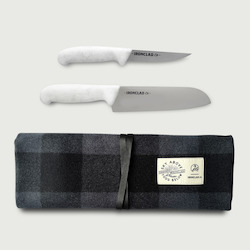 Kitchenware: Swanndri x Ironclad Wool Knife & Roll Set