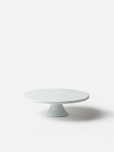 White porcelain cake stand