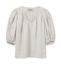 Mos Mosh Taissa Linen Blouse - Ecru