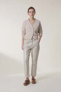 Leon & Harper Edgara Dulce Pants- Silver