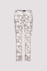 Monari Skinny Camo Trousers - Peanut