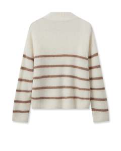 Mos Mosh Bryna Thora Stripe Knit - Ecru