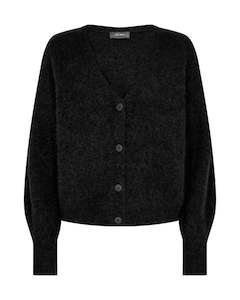 Mos Mosh Thora V-Neck Cardigan - Black