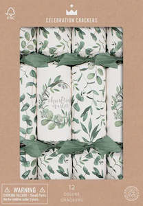 Christmas Crackers - Eucalyptus - 8 pcs