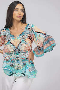 INOA Boho Top in Gold Coast Collection