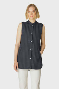 Ilse Jacobsen Quilted 43 Vest - Indigo Blue