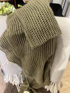 Possrino Possum Merino Scarf - Fern