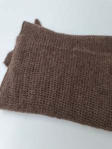 Possrino Possum Merino Fine Knit Scarf - Tobacco