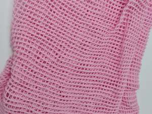 Possrino Possum Merino Fine Knit Scarf - Pink