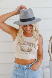 Free Spirit Panama Hat Black Band - Grey