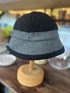 Gift: Head Start  Bucket Boucle Revesible Fleecy Lined Hat