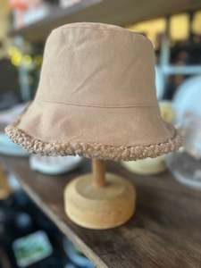 Head Start Slouch Fleecy Lined Hat - Camel