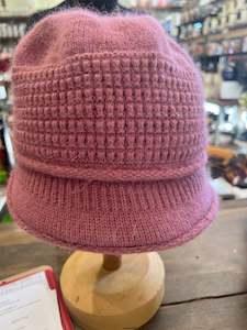 Head Start Cloche Cashmere Blend Hat - Rose