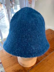 Gift: Head Start Boucle Bucket Hat - Teal Blue