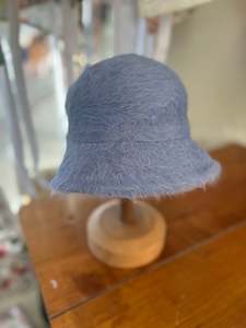 Head Start Angora Blend Bucket Hat - Pale Blue