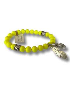 Lindi Kingi Neon Swarovski Pearls - Yellow