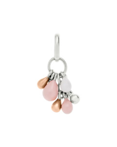 Kirstin Ash Pink Mixed Metal Droplet Cluster