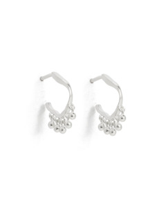 Kirstin Ash Sterling Silver Sea Mist Hoops