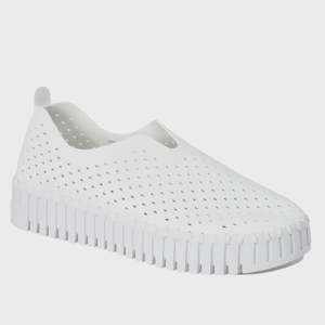 Ilse Jacobsen Tulip Microfibre Flats -  White