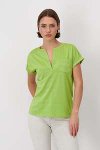 Monari Lurex Shirt - Matcha