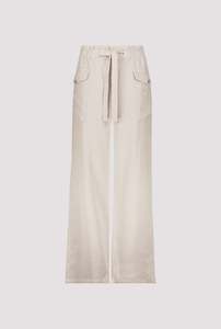 Monari Linen Mix Pants - Light Sand