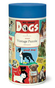 Cavallini & Co - Dogs 1000 Pce - Vintage Puzzle