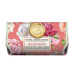 Michael Design Works Blush Peony Soap Bar Large