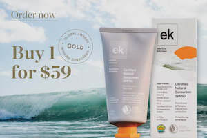 EK Earth's Kitchen Natural Sunscreen SPF50 Family