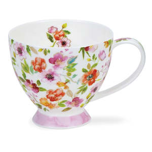 Dunoon Skye Fleurs Pink Mug