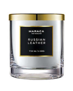 Gift: Maraca Luxury  Candle - Russian Leather