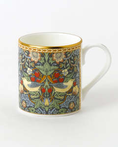 Roy Kirkham Fine Bone China Mugs Classic Strawberry Blue