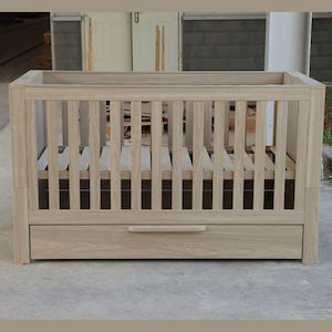 Baby wear: Mamas and Papas Franklin Oak Cot Bed**NEW, COMING EARLY 2025**