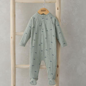 Mamas and Papas Whale Ribbed Onesie