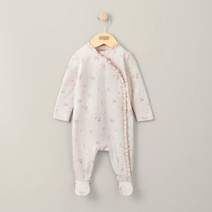 Mamas and Papas Floral Frill Wrap Onesie