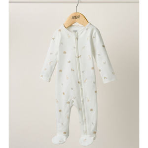 Mamas and Papas Safari Onesie with Zip