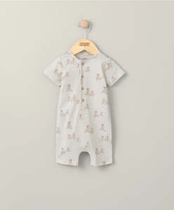 Baby wear: Mamas and Papas Bear Shortie Romper