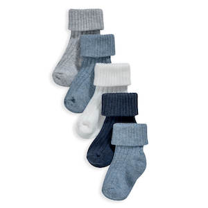 Mamas and Papas Dark Blue Socks - 5 Piece Pack