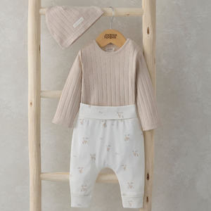 Baby wear: Mamas and Papas Duckling Bodysuit, Leggings & Hat - 3 Piece Set