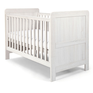 Mamas and Papas Atlas Nimbus White Cot | Toddler Bed