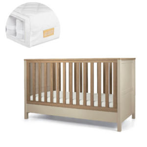 Baby wear: Mamas and Papas Harwell Cashmere Cot + Mattress Bundle