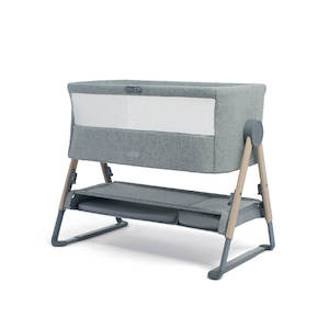 Mamas and Papas Lua Bedside Crib - Grey