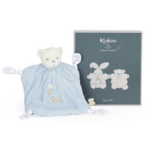 Baby wear: Kaloo Blue Bear Knots Doudou Comforter