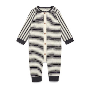 Baby wear: Mamas and Papas Stripe Ribbed Romper