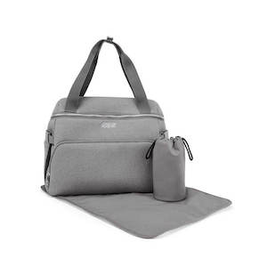 Baby wear: Mamas and Papas Airo Grey Marl Changing / Nappy Bag